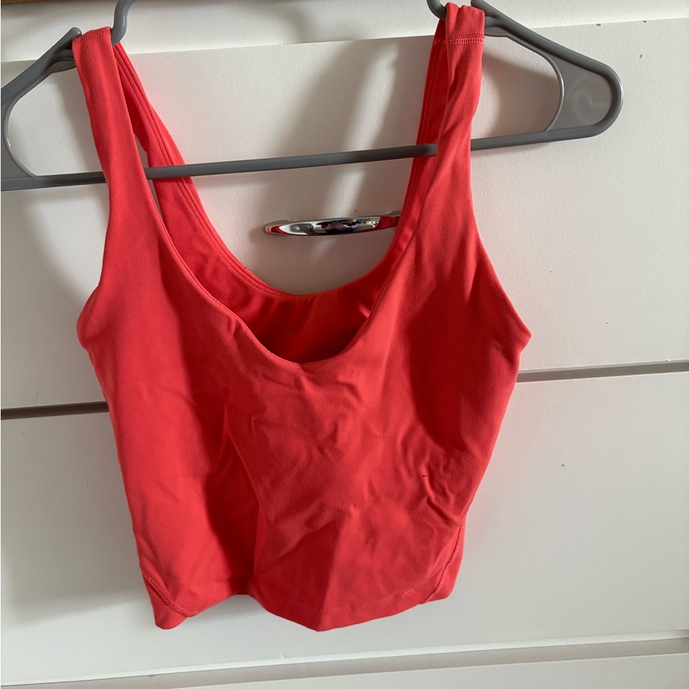 Lululemon - Orange Align Tank Cropped
